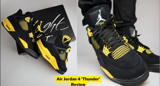 Jordan retro 4 Yellow Thunder  (A LA MANO)